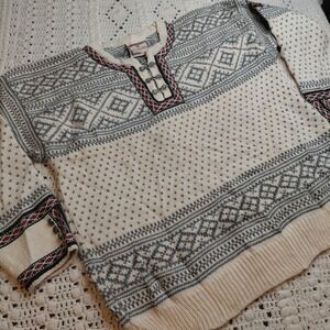Dale of Norway Cream and Gray Sweater